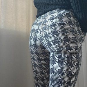 Houndstooth dress pants petite